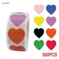 thumbnail image 4 of Pegatinas de sello de boda, regalo de álbum de recortes, decoración de paquetes, papelería, suministros de negocios pequeños en forma de corazón, 4 of 4