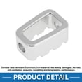 thumbnail image 3 of Chrome Silver Tone Motorcycle Shifter Footrests Pegs for HARLEY-DAVIDSON RA1250 2021-2024 Square Shift Foot Rests Peg Footboards Aluminum, Iron 1 Pc, 3 of 3