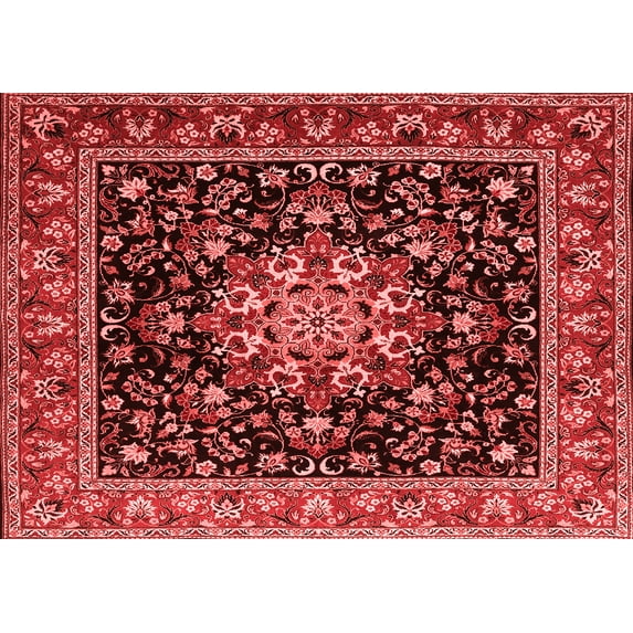 Ahgly Company Indoor Rectangle Persian Red Traditional Area Rugs, 2' x 5'