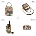 thumbnail image 3 of FORMRS Crossbody Bag for Women Quilted Travel Shoulder Cell Phone Purse with Chain Strap Handbag, Autumn Day Pattern, 3 of 7