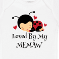 thumbnail image 4 of Inktastic Loved by My Memaw Grandchild Girls Baby Bodysuit, 4 of 5