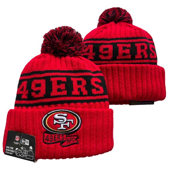 San Francisco 49ers Chapeau Tricoté Décontracté pour Hommes et Femmes, Casquette Chaude, Livraison Gratuite