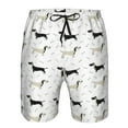 thumbnail image 3 of Logiee Dachshund Dog Print Mens Swim Trunks Quick Dry Board Shorts,Breathable Hawaii Beach Shorts Swimwear Bathing Suits-X-Large, 3 of 6