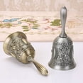 thumbnail image 2 of Namzi Hand Bell Call Bell Brass Wedding Bells Christmas Bells，Golden A, 2 of 3