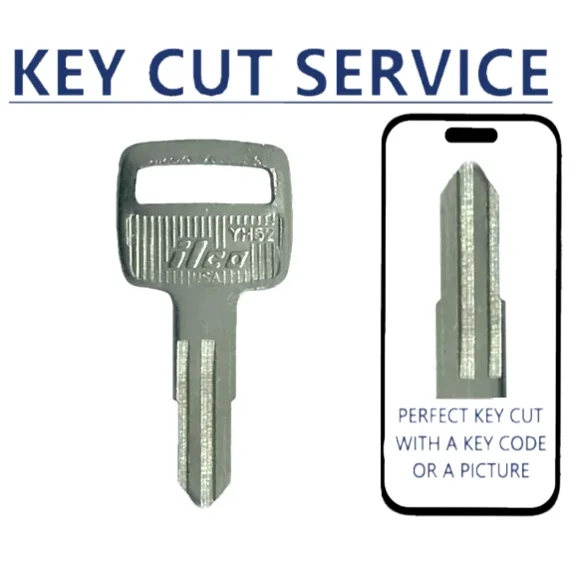 KEY CUT SERVICE   Yamaha Various Models Boats YH52 YAMA34D Key Blank Keys Blanks