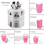2017 New 360 Degree Rotating Cosmetic Organizer Fashion Makeup Box Cosmetic Display