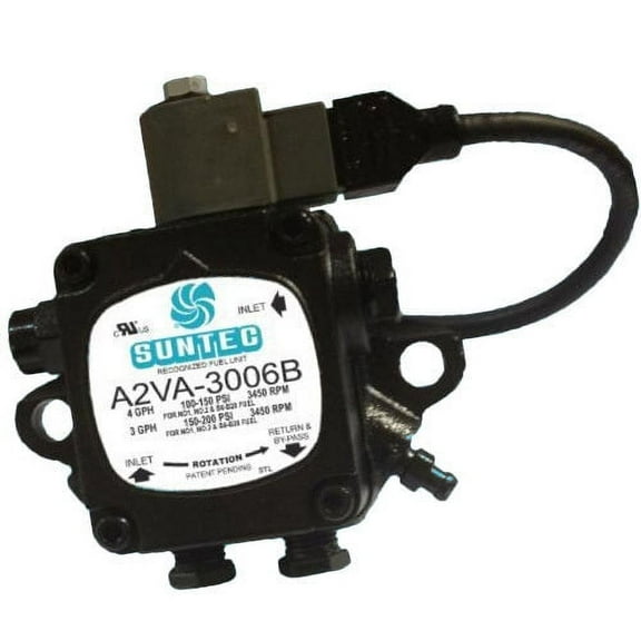 SUNTEC A2VA3006B Bio Fuel Pump Single Stage 3450 RPM RH 100-200