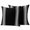 Black White, variant on Beige Striped Outdoor Pillow Covers,Waterproof Decorative Throw Pillowcases Set of 2,Farmhouse Luxurious White Stripes Modern Abstract Art Couch Cushion Cases with Zipper for Outside Sofa 18"x18"
