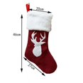 thumbnail image 4 of Calcetines Navidad 2pcs Navidad Calcetin Almacenamiento De Titular Dulces Regalo Calcetín de Navidad tamaño Grande Casa De Vacaciones De Navidad Decoracion Stocking Hanging Present Bag Caramelo, 4 of 4