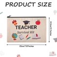 thumbnail image 2 of Bolsa de maquillaje Dunzy Teacher Survival Kit, 50 unidades, Appreciation, 2 of 7