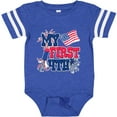 thumbnail image 3 of Inktastic My First 4th with American Flag Rocket and Fireworks Boys or Girls Baby Bodysuit, 3 of 5