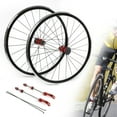 thumbnail image 3 of Wheels Road Bicycle Front & Rear Bike Wheelset Set 7-11 speed C/V Brake 700C  661 lbs Capacity, 3 of 21
