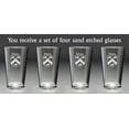 thumbnail image 2 of Pierce Irish Coat of Arms Pint Glasses - Set of 4 (Sand Etched), 2 of 2
