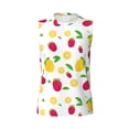 thumbnail image 6 of Picia Strawberry and Lemon mens Cotton Tank Undershirts , Moisture-wicking Ribbed Tanks, Lightweight Cotton Tank Undershirts-Medium, 6 of 8