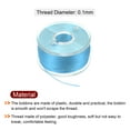 thumbnail image 5 of Uxcell Prewound Bobbin Thread Set with Storage Plastic Case for Embroidery and Sewing Machine, Sky Blue, 5 of 6
