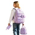 thumbnail image 6 of Fgnfyis School Backpack with Lunch and Pencil Three Piece Bundle Kids Backpack for School Purple, 6 of 6