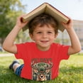 thumbnail image 3 of JAJAHO Toddler 100 Day Of School Shirt For Boys Girls Graphic Short Sleeve T Shirt Soft Casual Tee Happy 100Th Day Of School 1-13Y Cozy Tops, 3 of 5