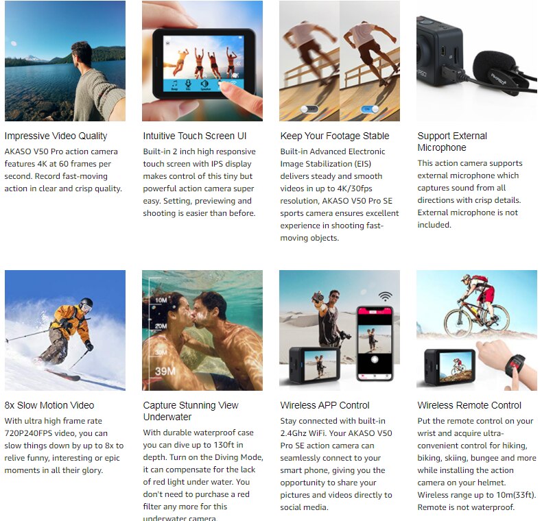 Akaso V50 Pro Access Fund Special Edition Action Camera Touch Screen 4k60 Waterproof Camera Features Eis And Wi Fi Remote Control Sports Camera With 3 Batteries Wrist Strap And Accessory Kit Walmart Com Akaso V50 Pro Access Fund Special Edition Action Camera Touch Screen 4k60 Waterproof Camera Features Eis And Wi Fi Remote Control Sports Camera With 3 Batteries Wrist Strap And Accessory Kit Walmart Com