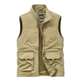 thumbnail image 2 of Birdeem Mens Work Clothes Jacket Solid Color Stand Collar Multiple Pockets Outdoor Sports Photography Leisure Coat, 2 of 11