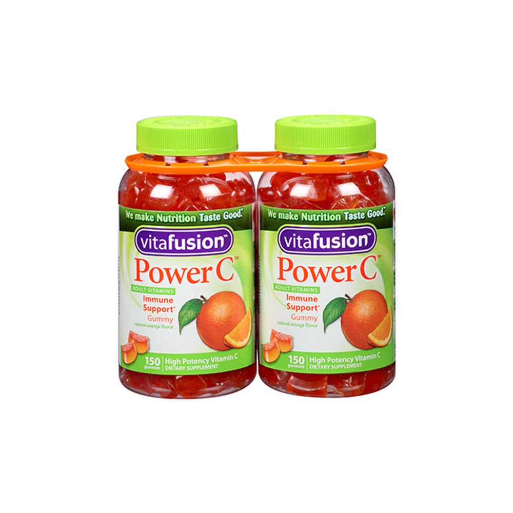 Vitafusion Power C Gummy Vitamins with Immune Support for Adults, 150