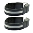 thumbnail image 1 of 2 Piezas de Pulseras de Seguridad para Correr de Noche con Luz LED para Deportes Al Aire Libre, Recargables por USB, Color Negro, 1 of 5