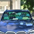 thumbnail image 6 of Iauyy Foldable Windshield Sun Shade for Cars, Interior Sun Protection for car UV Protection for Sedan/SUV/Truck, (S/M/L) Lively Character, 6 of 8