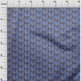 thumbnail image 3 of oneOone Rayon Medium Blue Fabric Kalamkari Craft Projects Decor Fabric Printed By The Yard 56 Inch Wide, 3 of 5