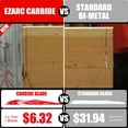thumbnail image 3 of EZARC Carbide Reciprocating Saw Blade R943HM Endurance for Hard Wood 9-Inch 3TPI, 3-Pack, 3 of 5