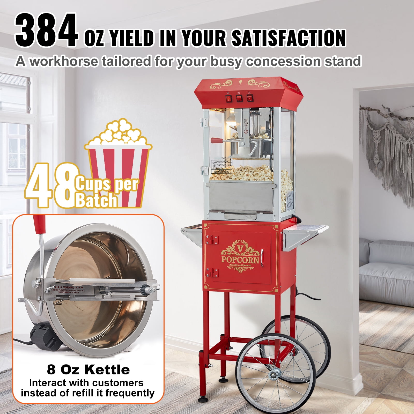 Popcorn maker stand outlet