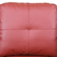 thumbnail image 6 of Hommoo Faux Leather Sectional Sofa, 4 Seat Living Room Furniture Sets, Modern L-Shaped Couches and Sofas Set for Home, Red(No Ottomans), 6 of 8