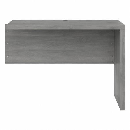UPC: 0042976183554 | Bush Business Furniture Echo 42W Desk Return/Bridge by Modern Gray Chrome Finish