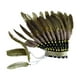 thumbnail image 5 of Tocado de plumas indio para fiesta de Halloween, juego de rol, tocado de plumas artificiales. amarillo, 5 of 9