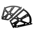 thumbnail image 5 of WHAMVOX 2Pcs Flip Hinge for Shoe Rack Replacement Parts Cold Rolled Steel Smooth Flipping, 5 of 8