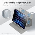 thumbnail image 4 of ESR for iPad Pro 11 Inch Case (2022/2021), iPad Pro 11 Case 4th/3rd Generation with Pencil Holder, Detachable Magnetic Cover, Vertical Stand, Auto Wake/Sleep, Rebound 360 Series, Gray, 4 of 8
