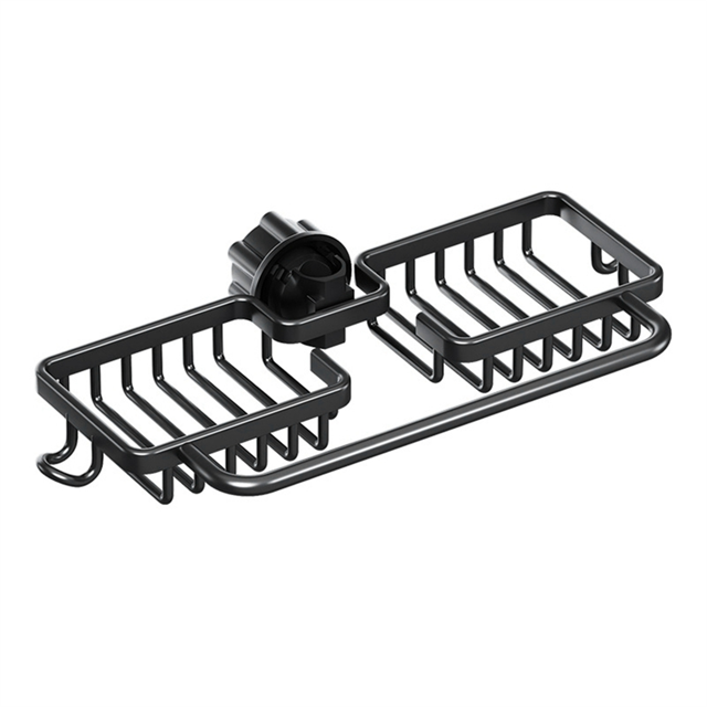 Sink Faucet Organizer, Dish Sponge Holder Kitchen Sink Organizer, Kitchen Sink Organizer, Hanging Faucet Drain Rack