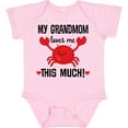 thumbnail image 3 of Inktastic Grandmom Loves Me Grandchild Boys or Girls Baby Bodysuit, 3 of 5