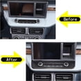 thumbnail image 5 of Car Center Control Air Conditioner Switch Cover Trim Dashboard Frame Compatible with Ford Maverick 2022 2023 Car Center Console Radio Multimedia Control Knob Button Frame Sticker Interior Accessories, 5 of 14