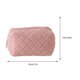 thumbnail image 2 of Bolsa de almacenamiento esponjosa para mujer, monedero de maquillaje acolchado suave para viajes al aire libre (rosa), 2 of 4