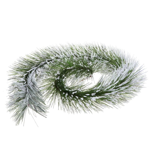 CRILSTYLEO Small Artificial Pine Picks Christmas Garland PVC for Festive Home 1Pack