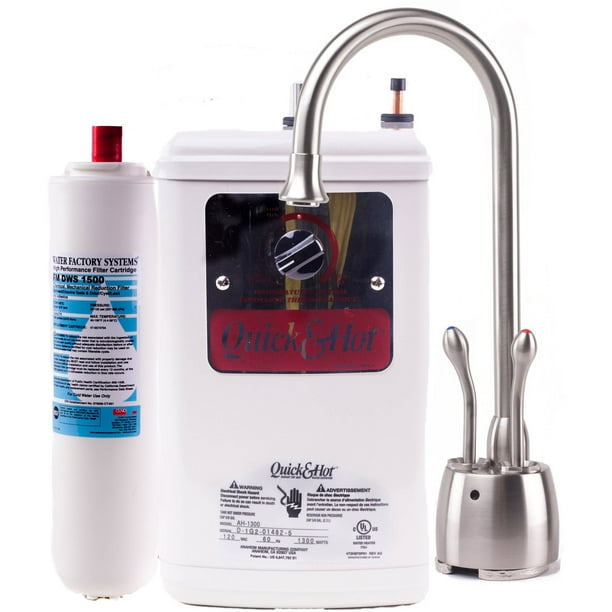 Waste King Hot and Filtered Water Dispenser, Satin