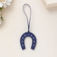thumbnail image 2 of Horseshoes Keychain, Horse Shoe, Good Luck Keyring, Cowboy Keychain, Lucky Gift, Western Charm PU Leather Unique Western Cowgirl Lucky Keyring for Keys Bags Accessory, 2 of 5