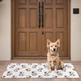 thumbnail image 4 of White Cow Happy Pattern Door Rugs,Washable Non Slip Door Mats Indoor,Decorative Door Mats,Entry Mat Indoor for Entrance,Bedroom,Kitchen,Bathroom,16"x47", 4 of 6