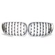 thumbnail image 1 of Rejilla de riñón protectora de una sola línea ABS Protective Frente Grille Grille Parrilla Auto Estilo Reemplazo Reemplazo de accesorios Reemplazo para E46 4D Sedan 320i 2002-2005 Color de la placa Eigraketly VI001699-02, 1 of 6
