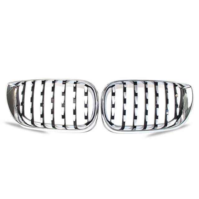 Rejilla de riñón protectora de una sola línea ABSABS Protective Frente Grille Grille Parrilla Auto Estilo Reemplazo Reemplazo de accesorios Reemplazo para E46 4D Sedan 320i 2002-2005 Color de la placa Inevent VI001699-02