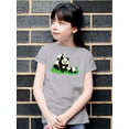 thumbnail image 2 of Cute Giant Panda Family T-Shirt Juniors -Image by Shutterstock,  Large, 2 of 4