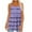 Blue, variant on QUINDOS Tank Tops for Women 2025 Summer Light Blue Yoga Fashion Printed Vest Sleeveless Blouse Rond-neck Suspenders Tops Camisoles for Women 2025