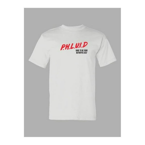 PH by The PHLUID Project Gender Inclusive Crewneck Graphic T-Shirt White 2XL