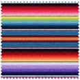 thumbnail image 1 of 1 Yard Fiesta Rayé par Elizabeth's Studio Tissu 100 % Coton 263 Bleu, 1 of 3