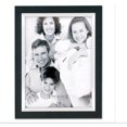 thumbnail image 1 of Black Wood 5x7 with Silver Metal Inner Bezel Picture Frame, 1 of 1