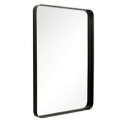 Andy Star Wall Mirror, Black Bathroom Deep Set Mirror, 24x36x2 inch